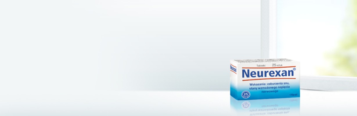 Neurexan lek o udowodnionym działaniu wyciszającym i ułatwiającym zasypianie. 